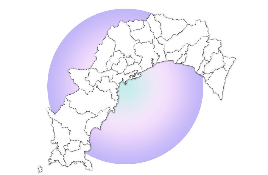 施工エリアは高知県内